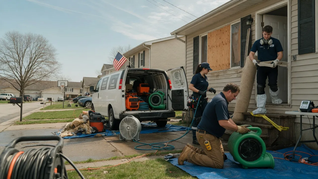 Water Damage Restoration in Kirkwood, IL near me
